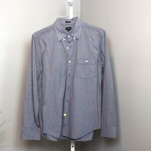 J.Crew Quality Woven Shirts Slim Fit Light Green Button-Up Men’s M